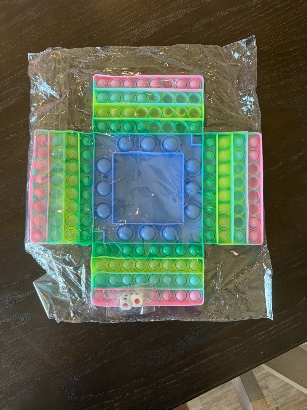 Multicolor Fold-Out Pop It Fidget Toy Game